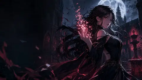 AI-generated Dark Moon: The Blood Altar manhwa translate AI hero image for Nayovi OCR translation.
