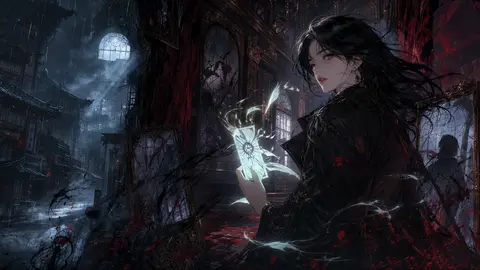 AI-generated Delusion manhwa translate AI hero image for Nayovi OCR translation.