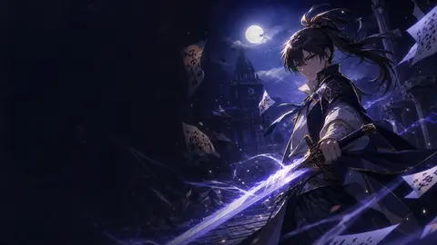 AI-generated The Lazy Lord Masters the Sword manhwa translate AI hero image for Nayovi OCR translation.