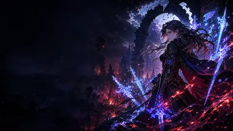AI-generated Too Many Heroes for the Demon Lord manhwa translate AI hero image for Nayovi OCR translation.