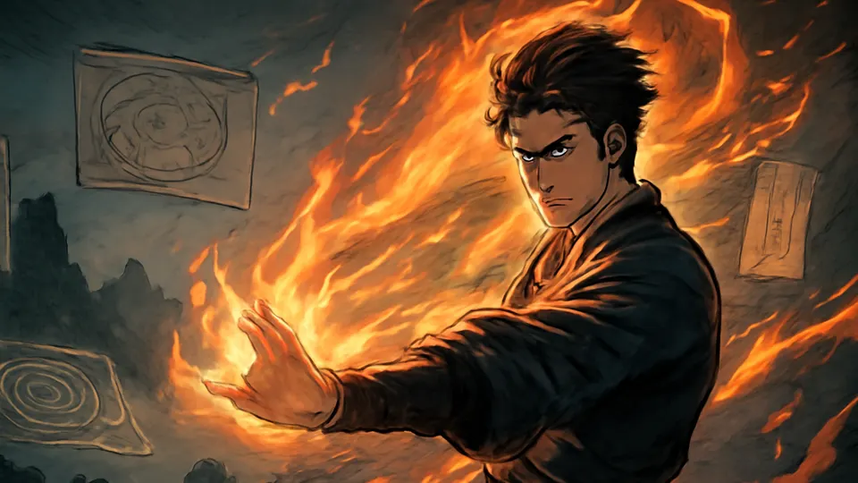 AI-generated Battle Through the Heavens manhua translate AI hero image for TachiyomiAT OCR translation.