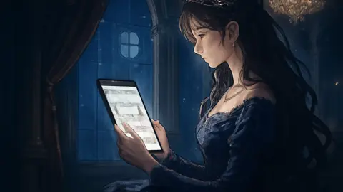 AI-generated Who Made Me a Princess manhwa translate AI hero image for Nayovi OCR translation.